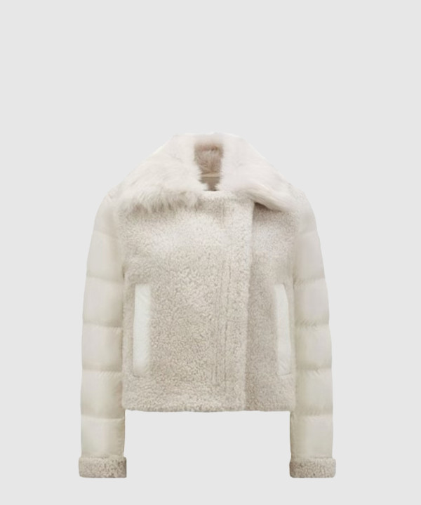 쇼트 다운 재킷 화이트