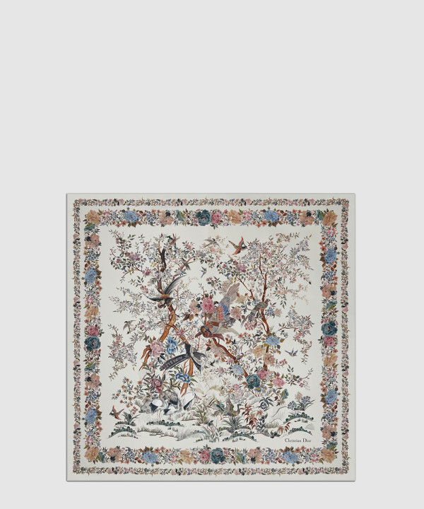 Jardin d'Hiver 90 스퀘어 스카프 25JAH