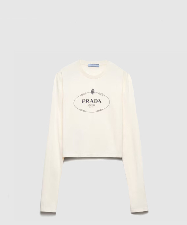 프린트 저지 티셔츠