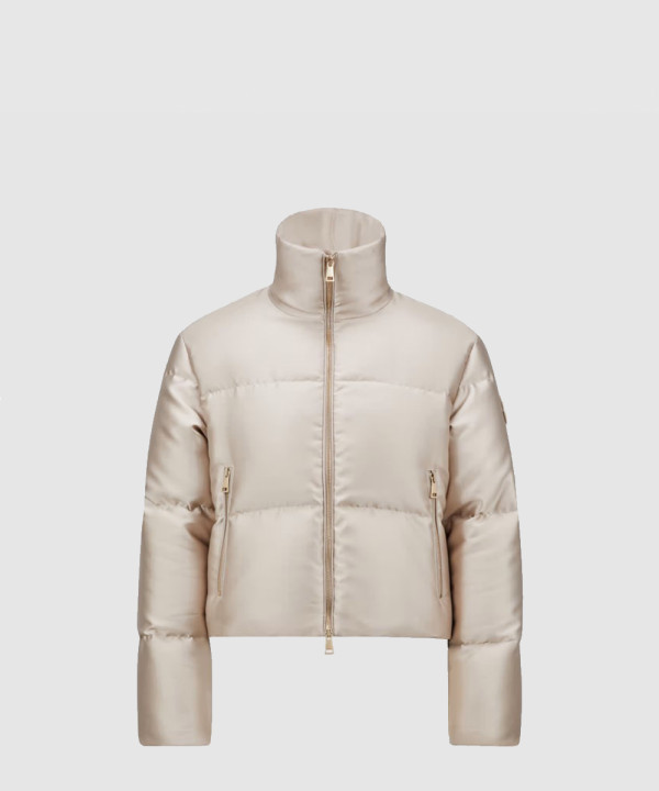 메탈릭 쇼트 다운 재킷