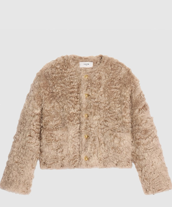 느 모헤어 부클레 가디건 베스트