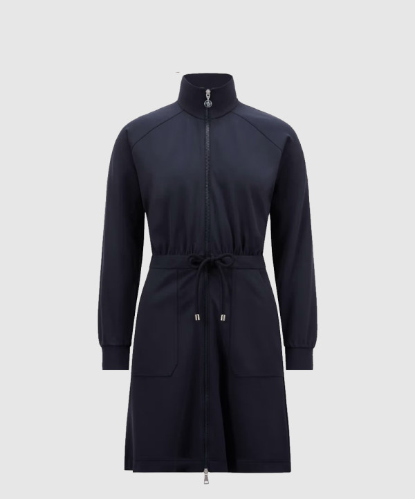 집업 미니 드레스