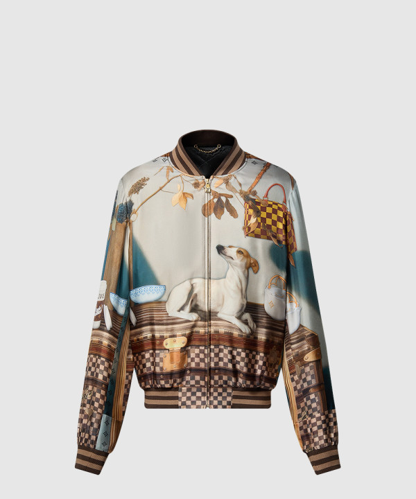 실크 스카프 수베니어 재킷