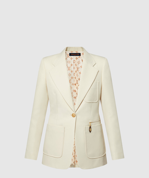 테크 개버딘 컬리지에이트 블레이저