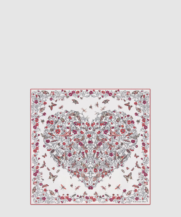 Dioramour Cœur des Curiosités 70 스퀘어 스카프 51DAM