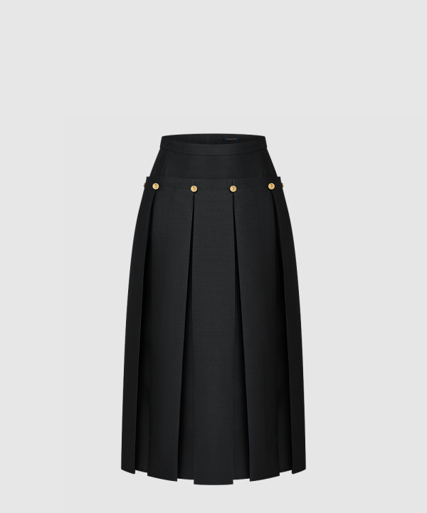 박스 플리츠 스커트