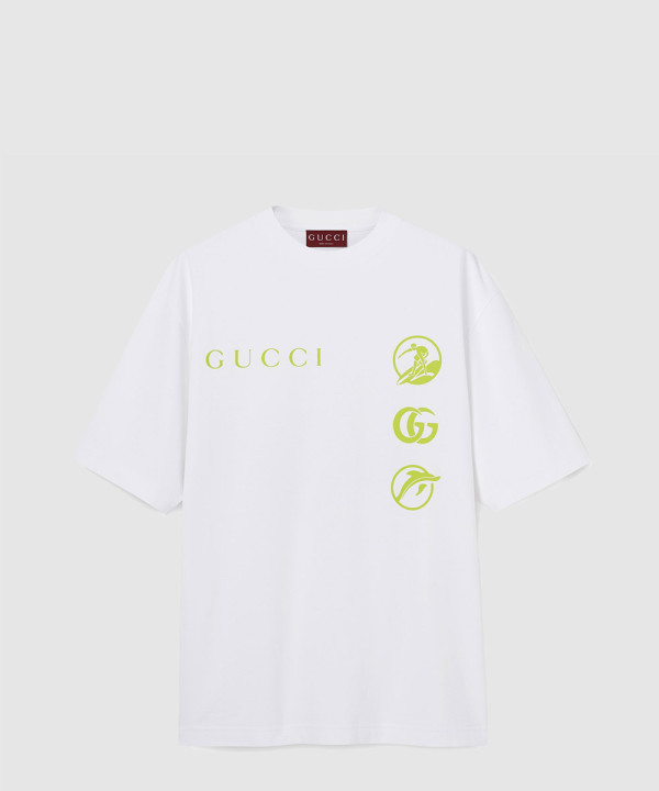 로고 프린트 반팔