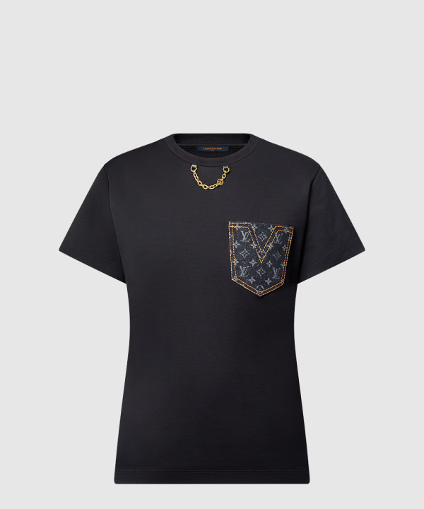 모노그램 포켓 티셔츠