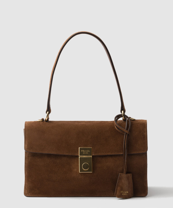 소프트 사운드 미디엄 스웨이드 숄더백 1BN023