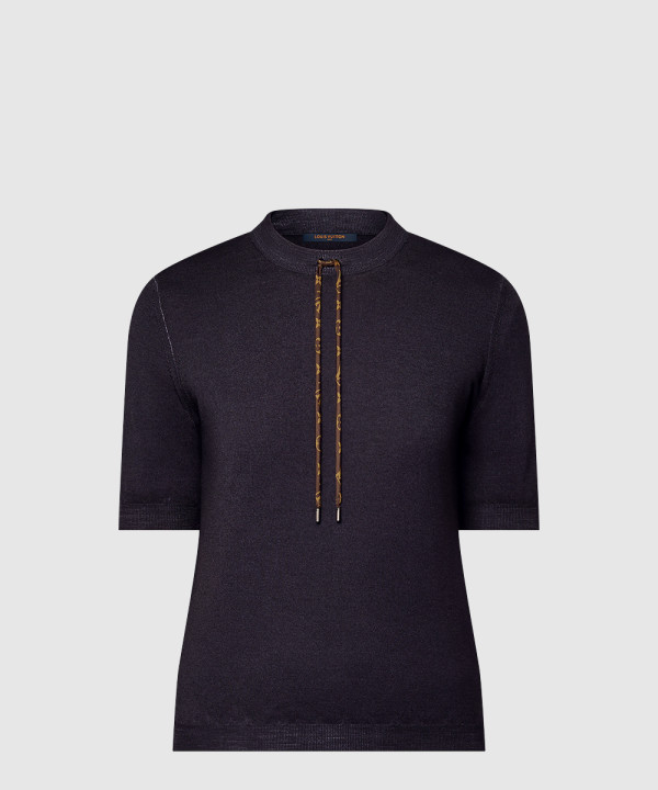 드로스트링 니트 톱