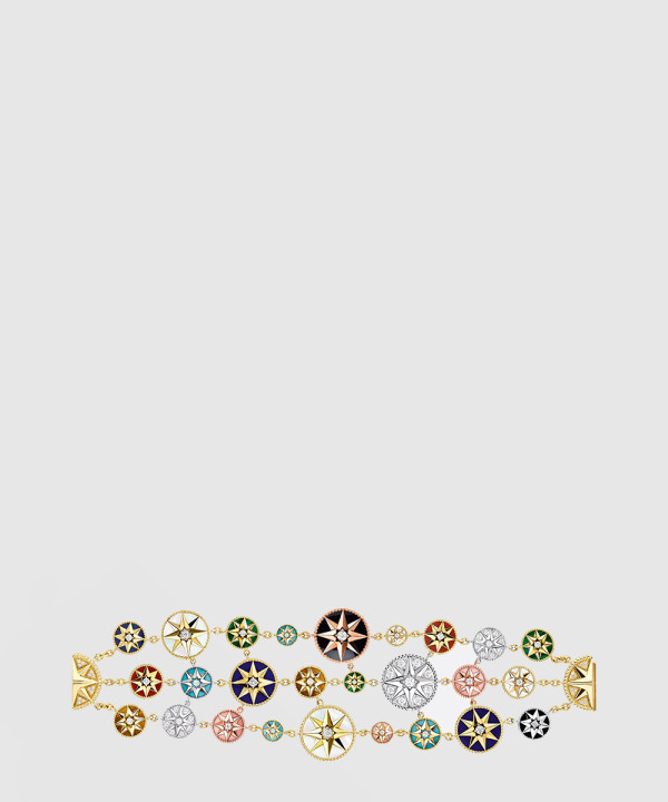 Rose des Vents 커프 팔찌 JRDV9