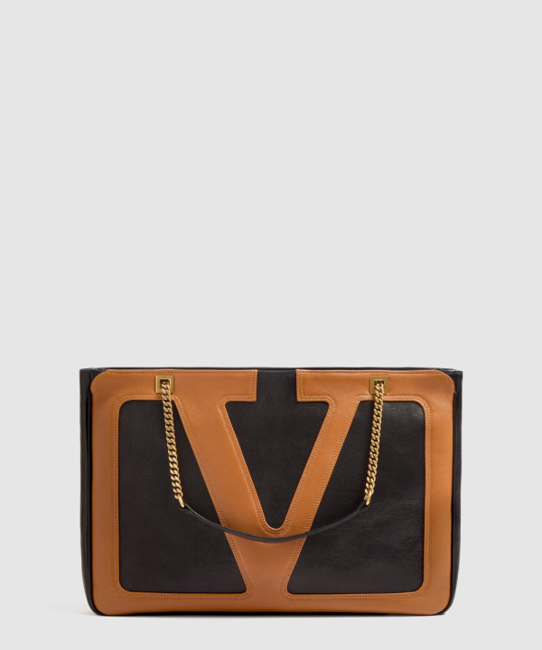 가라바니 비바 슈퍼스타 나파 레더 미디엄 쇼퍼백