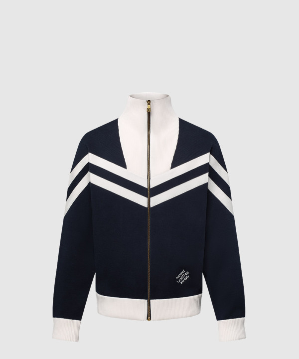 니티드 코튼 세일러 블루종