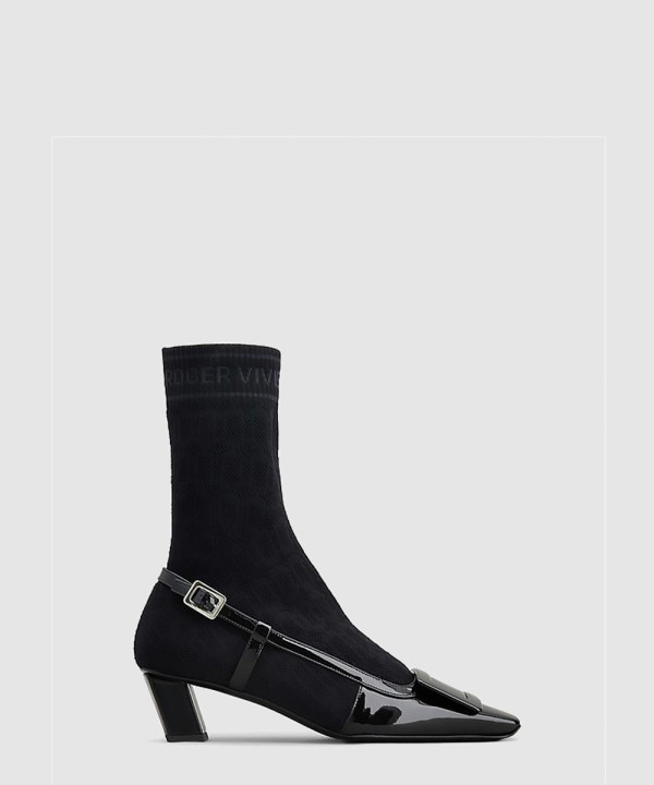 벨 비비에르 페이턴트 레더 삭스 부츠 0063