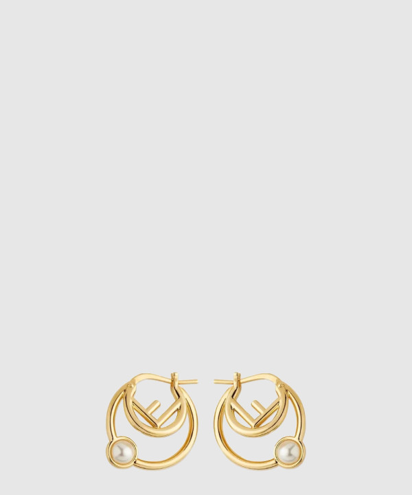 알파벳 F 이어링 8AK237