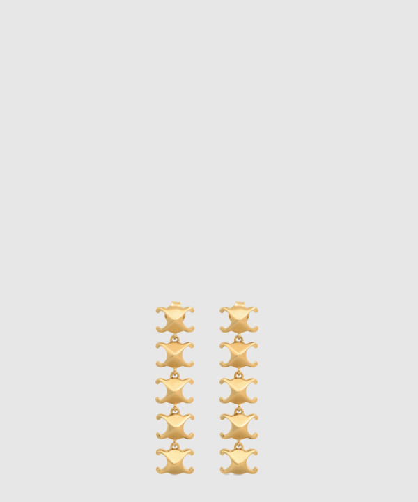 트리옹프 스터드 롱 귀걸이 461FC6