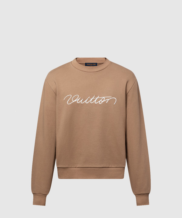 엠브로이더드 코튼 크루넥