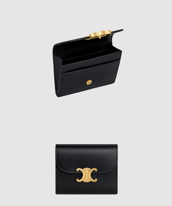 트리옹프 플랩 카드 지갑 샤이니  10I583