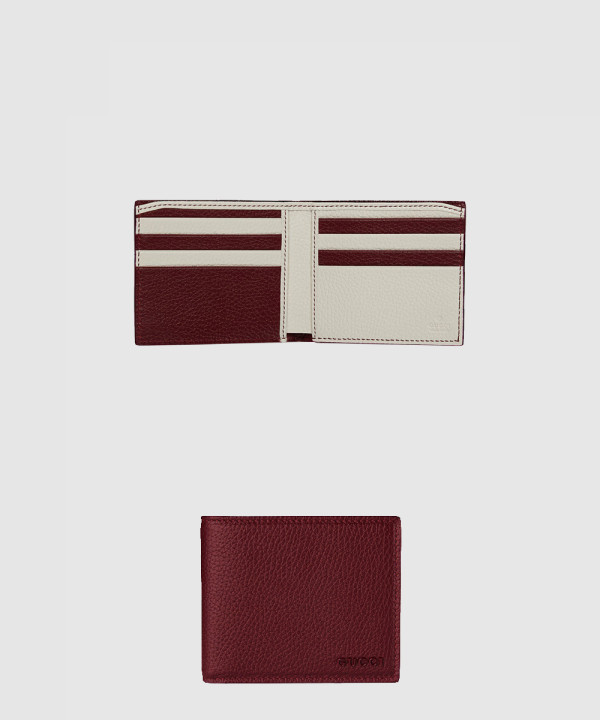 내부 투톤 플랩 지갑 로고 지갑 817019