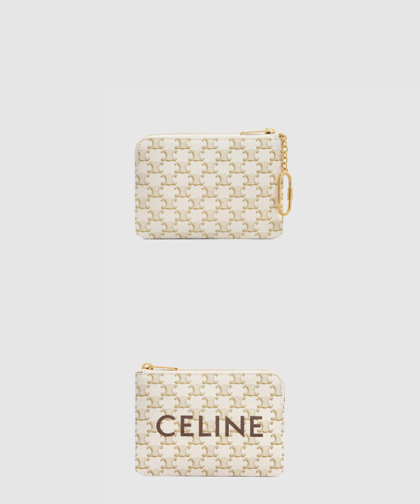 동전 지갑  프린트 트리옹프 캔버스 10C662