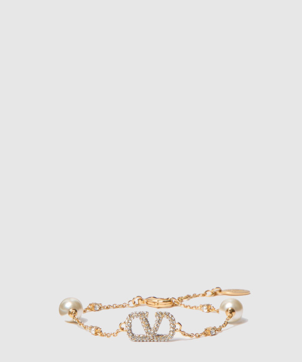 진주 장식 브레이슬릿