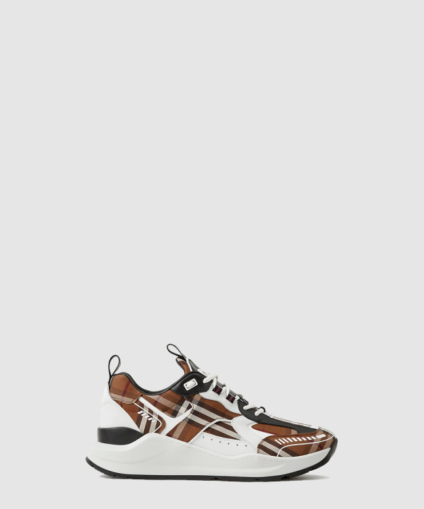 레더 체크 스니커즈 80642821