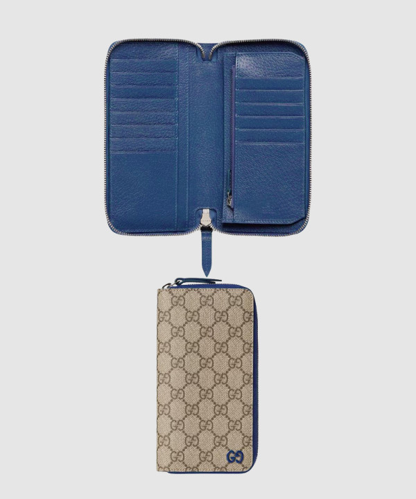 바이컬러 지퍼 지갑 822051