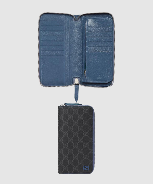 구찌 바이컬러 지퍼 지갑 822051