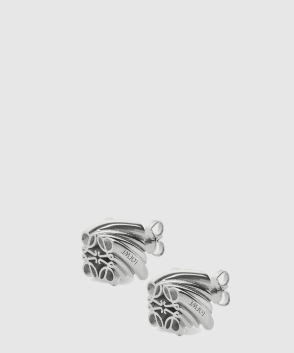 트위스트 애너그램 스터드 이어링