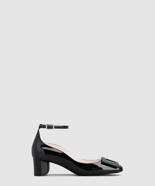 앵클 스트랩 U 룩 펌프스 7614