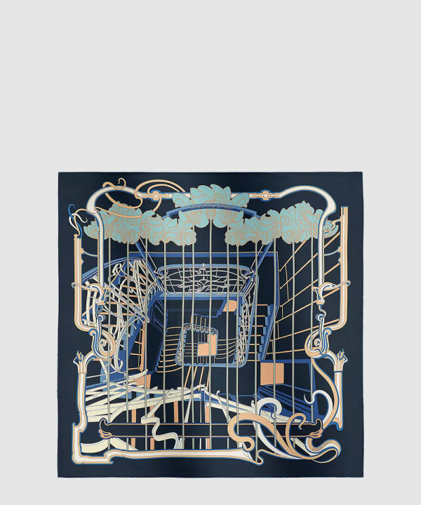 La Ligne Coup de Fouet 스카프 90