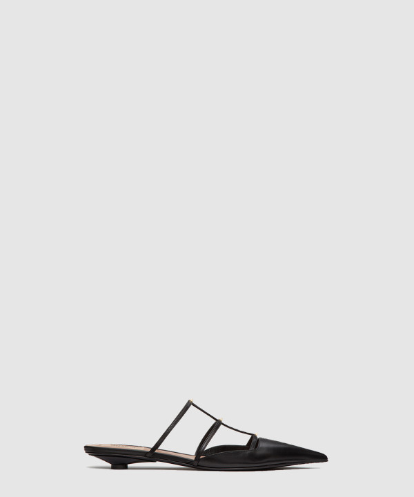 락스터드 위스피 카프스킨 힐 뮬 4W0S0I