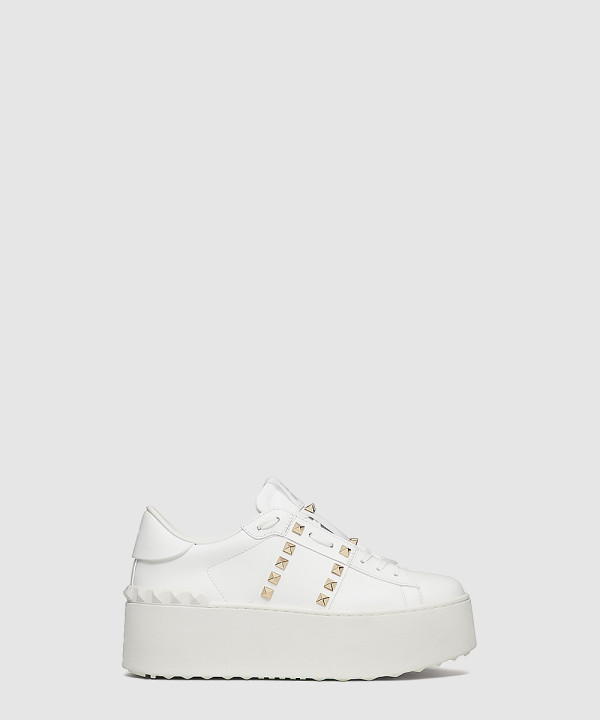 락스터드 언타이틀드 송아지 가죽 플랫폼 스니커즈 2W2S0G