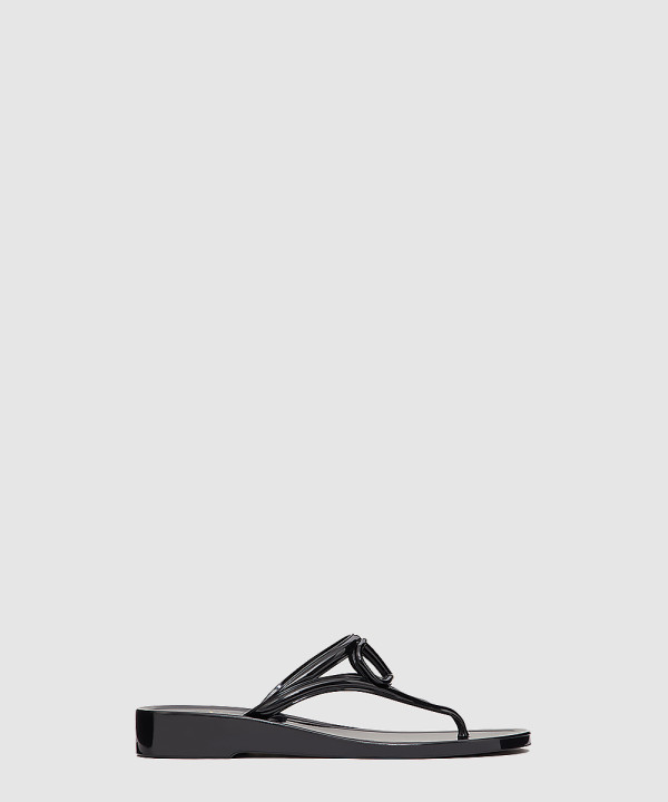 브이로고 시그니처 러버 샌들 4W2S0I