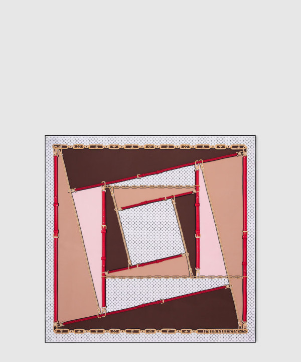 마이 LV 체인 스퀘어 90 M79154