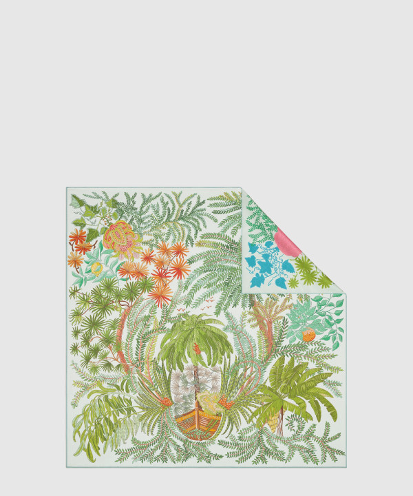 Le Jardin des Peintres 더블 페이스 스카프 90