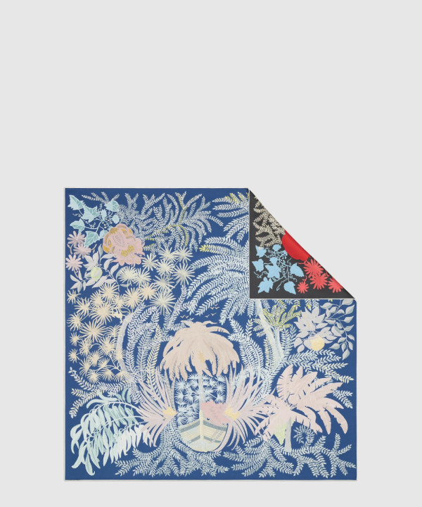 Le Jardin des Peintres 더블 페이스 스카프 90