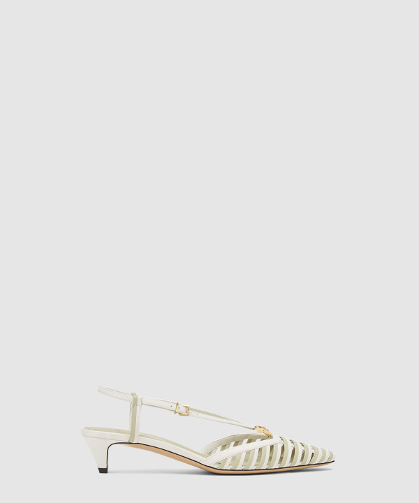 FFold 로우힐 슬링백 샌들 8J8703