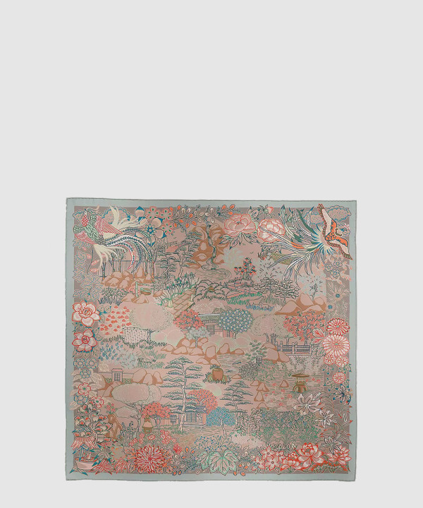 Mille Feuilles de Soie 더블 페이스 스카프 90