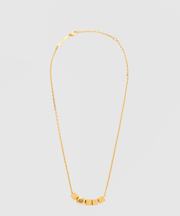 페블 큐브 목걸이