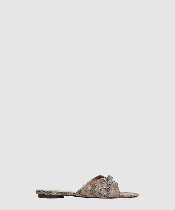 카골 로고패턴 자카드 샌들 브라운 707368