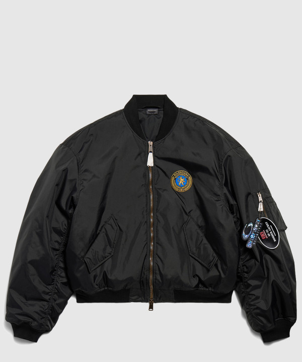 라지 핏 보머 재킷