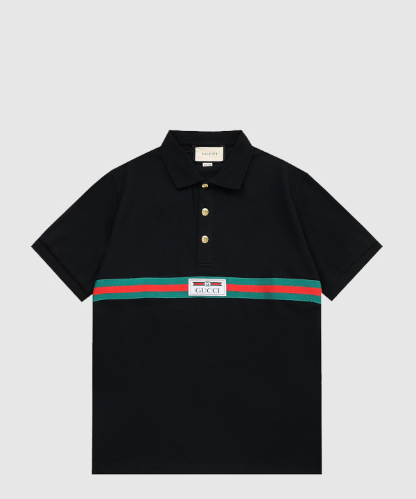 스트레치 비스코스 폴로 탑