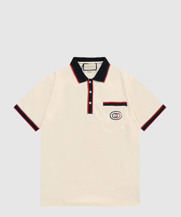 스트레치 비스코스 폴로 탑