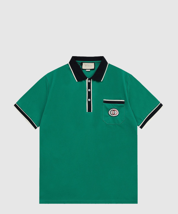 스트레치 비스코스 폴로 탑