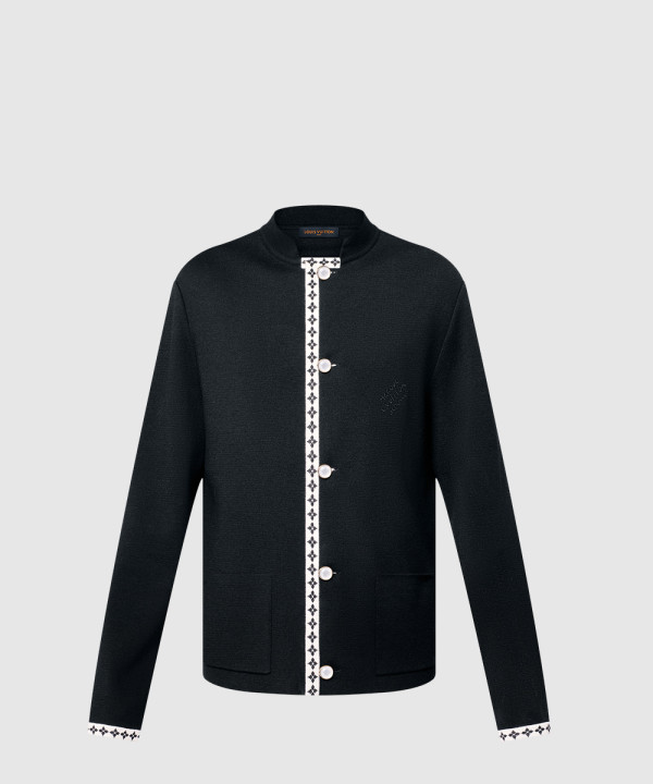 프레피 니티드 울 블레이저