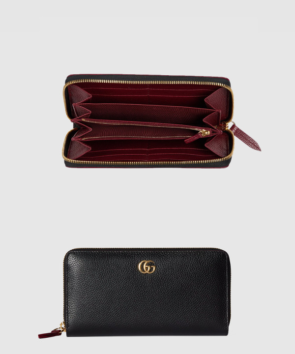 GG 마몽 바이컬러 지퍼 지갑 456117