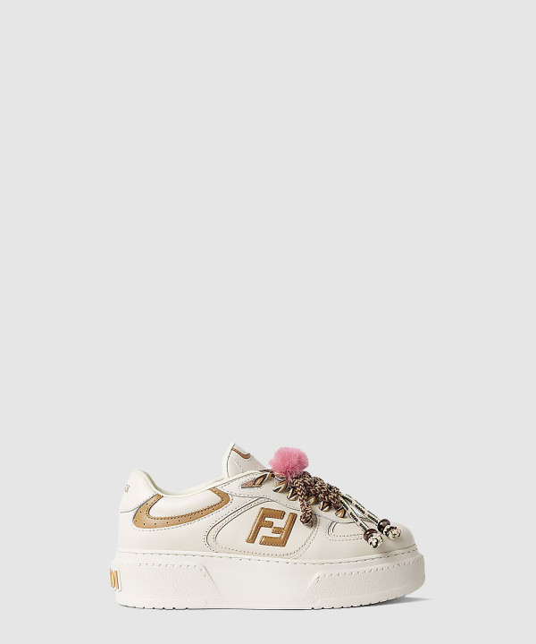 매치 가죽 로우탑 플랫폼 참 슈즈 8E8721