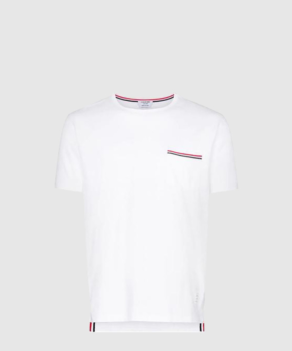 코튼 밀라노 오버사이즈 포켓 티