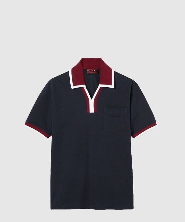 코튼 피케 폴로 셔츠